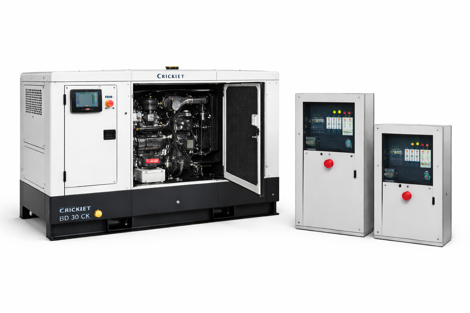 Cricket Diesel Generator with Control Panels